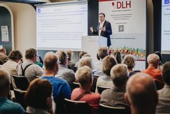 Foto von Prof. Dr. Carsten Bokemeyer, UKE, Eröffnungsvortrag DLH-Kongress 2024, Hamburg